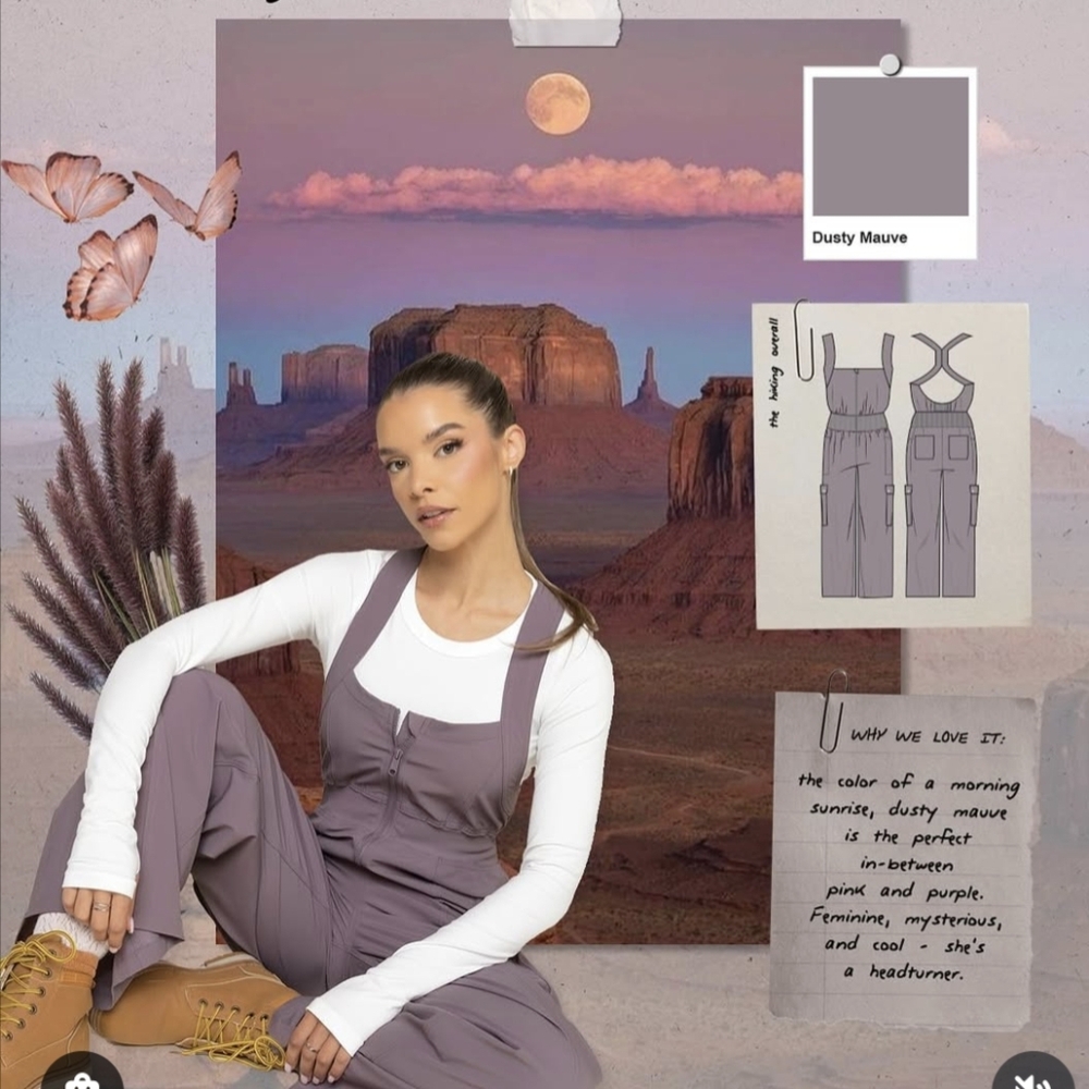 POPFLEX Dusty Mauve Jumpsuit